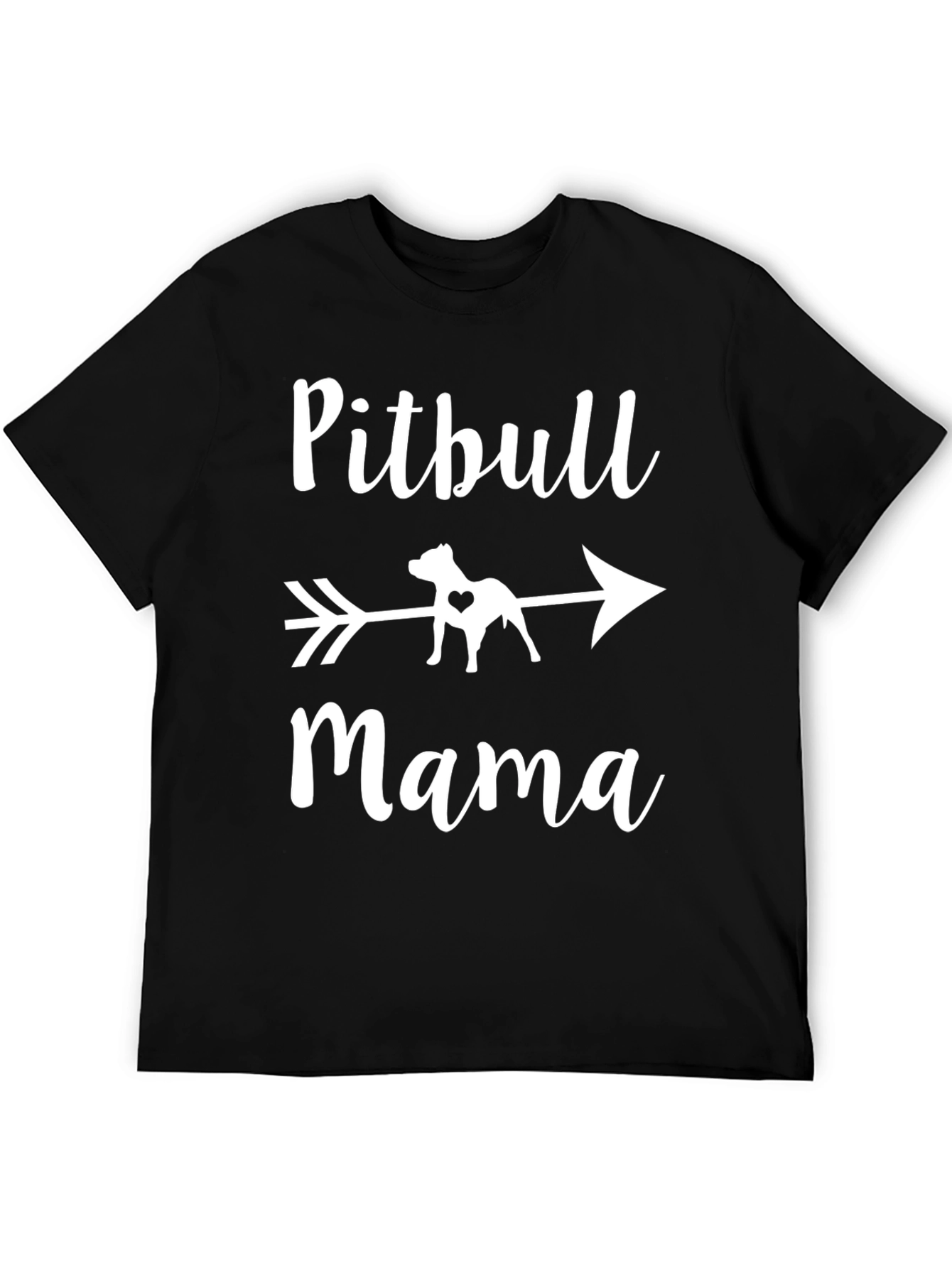 Pitbull Mama Graphic Tee - Dog Lovers T-Shirt