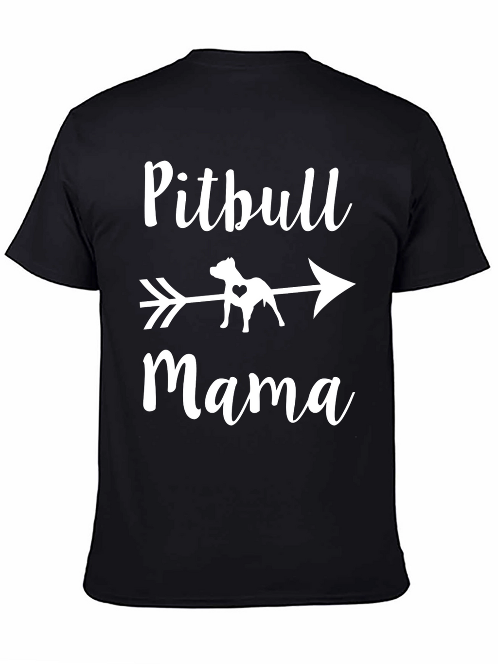 Pitbull Mama Graphic Tee - Dog Lovers T-Shirt