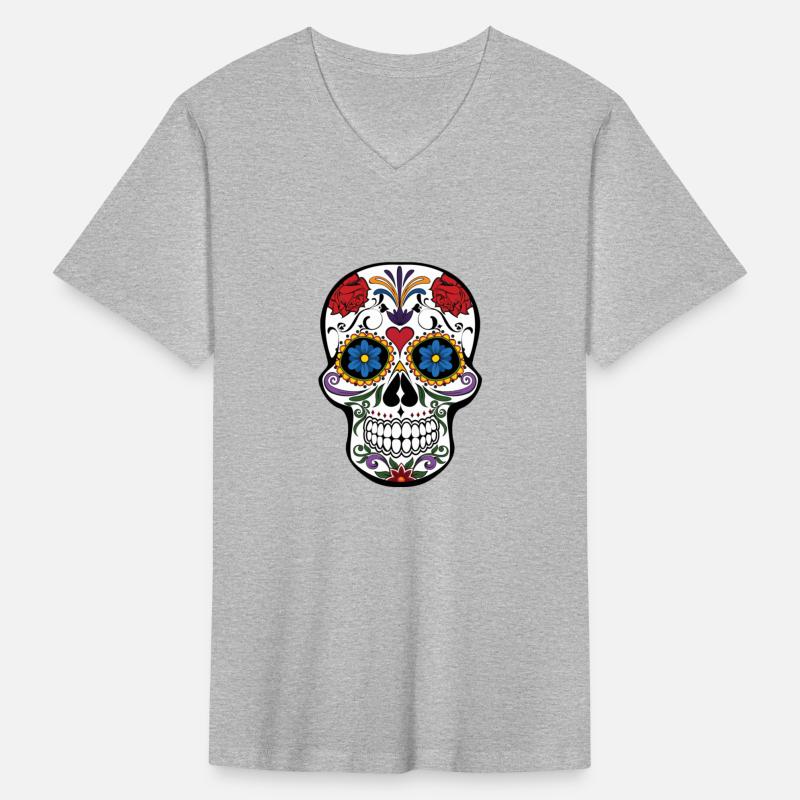 Day of the dead sugar skull