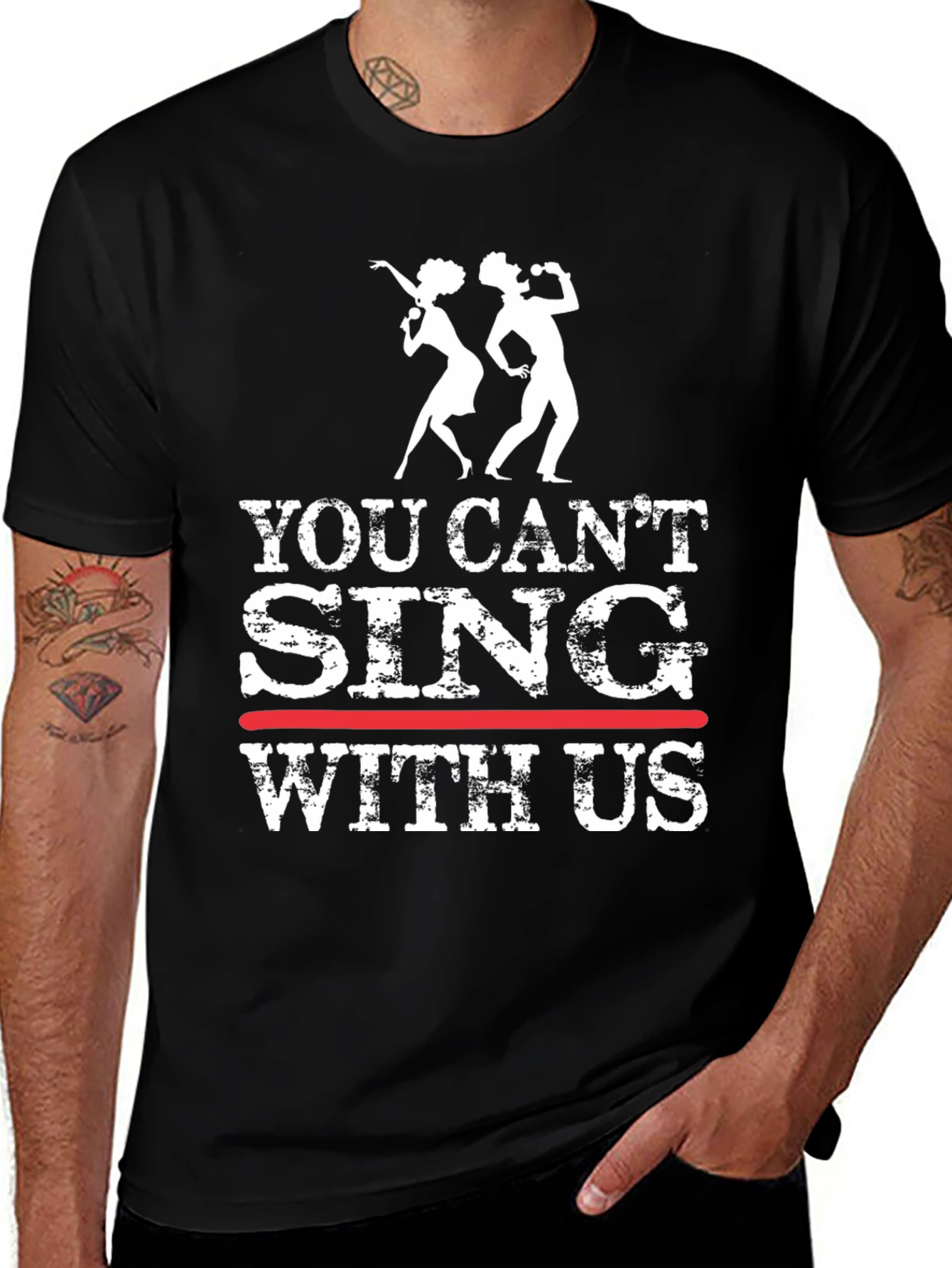You Cant Sing With Us Graphic Tee