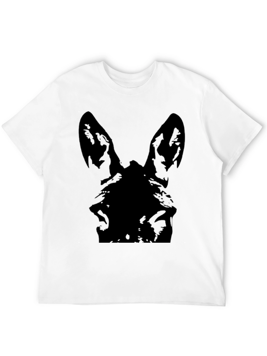 Black Dog Silhouette Graphic Tee