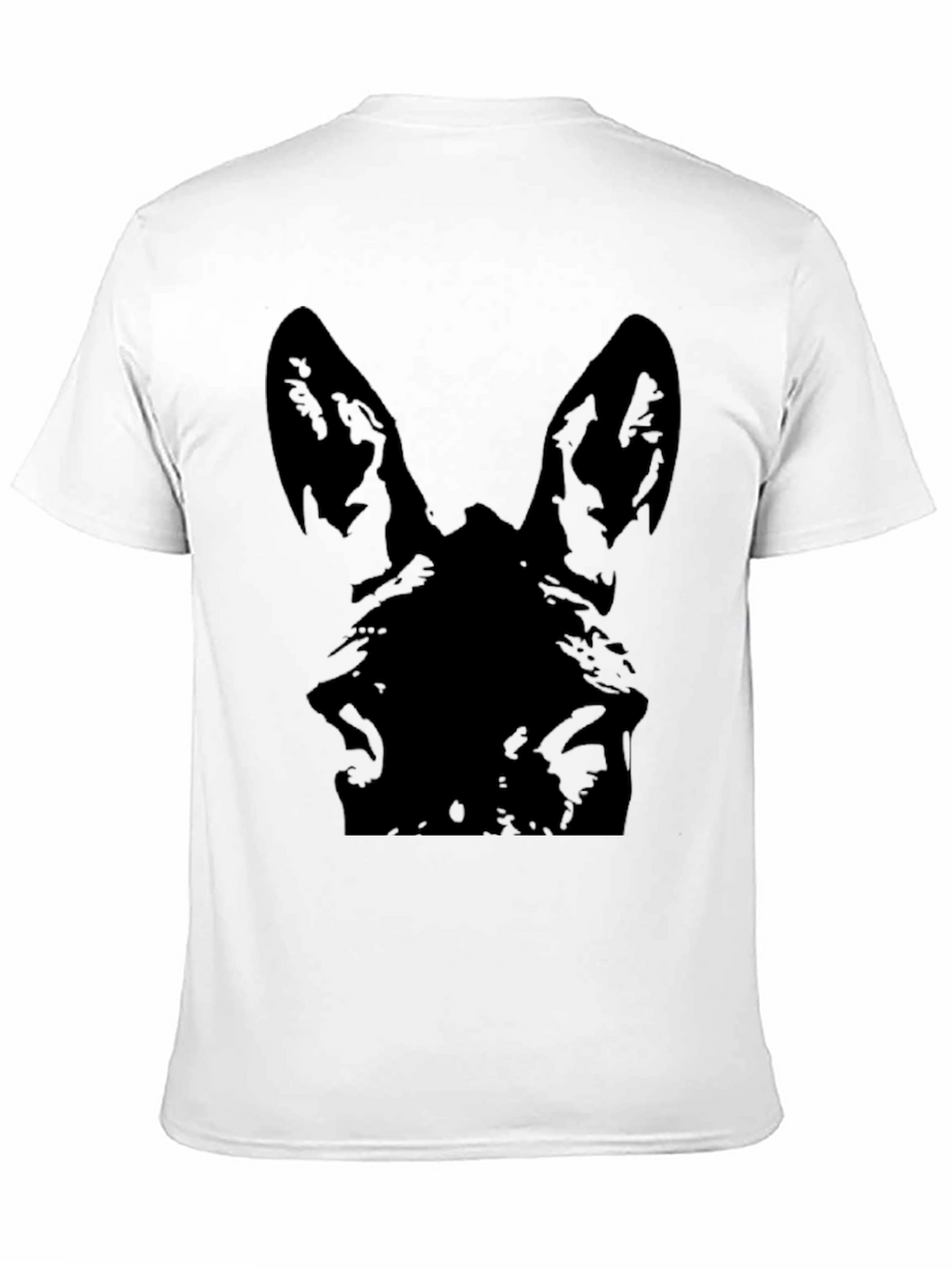 Black Dog Silhouette Graphic Tee