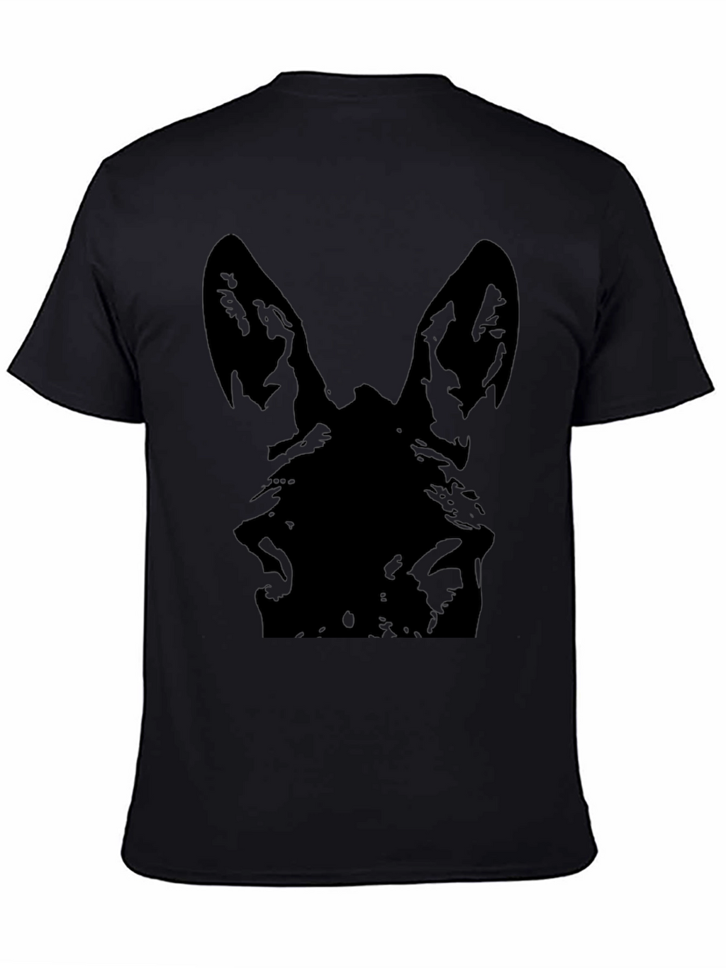 Black Dog Silhouette Graphic Tee
