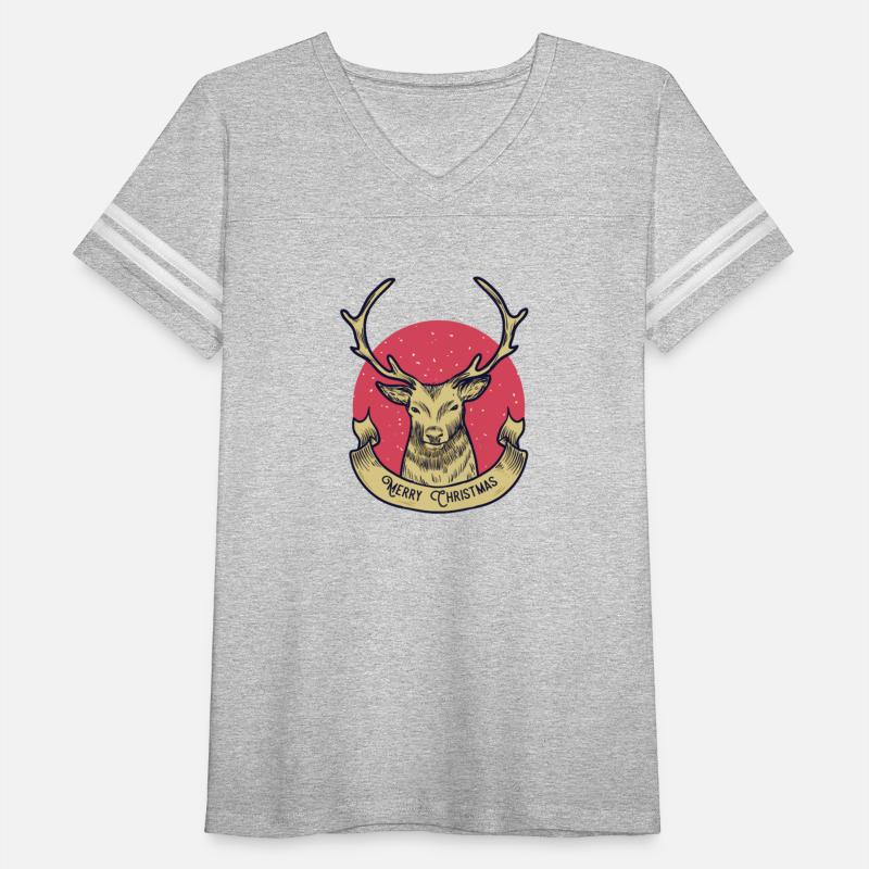 Deer christmas vintage