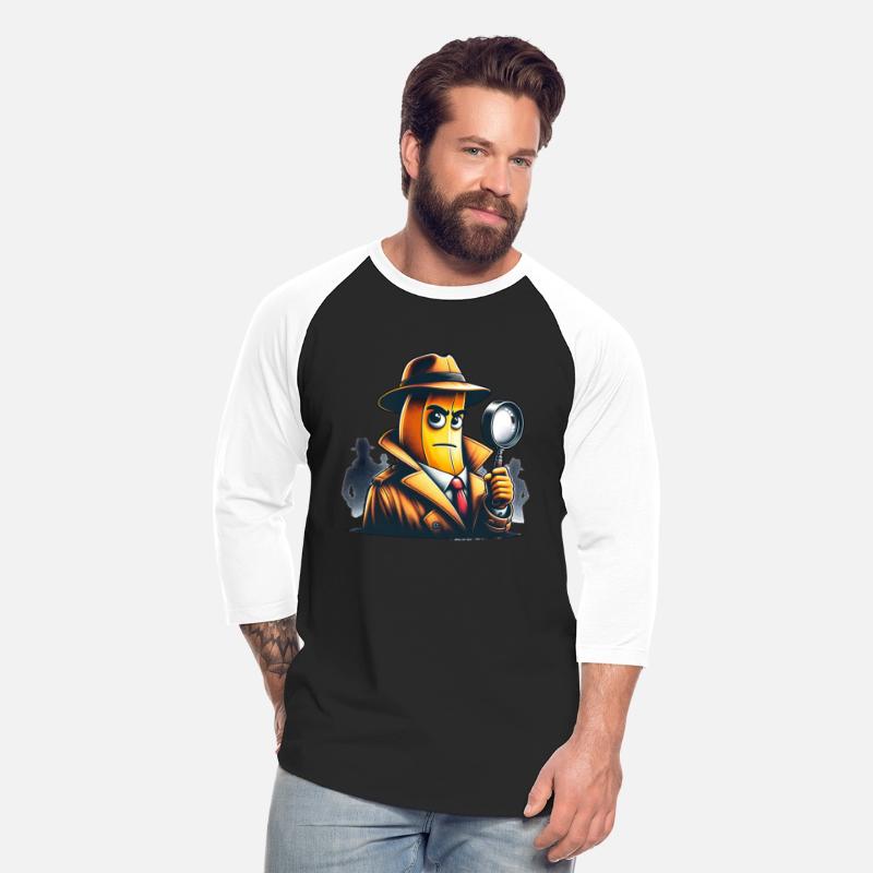 Detective Banana with Magnifying Glass