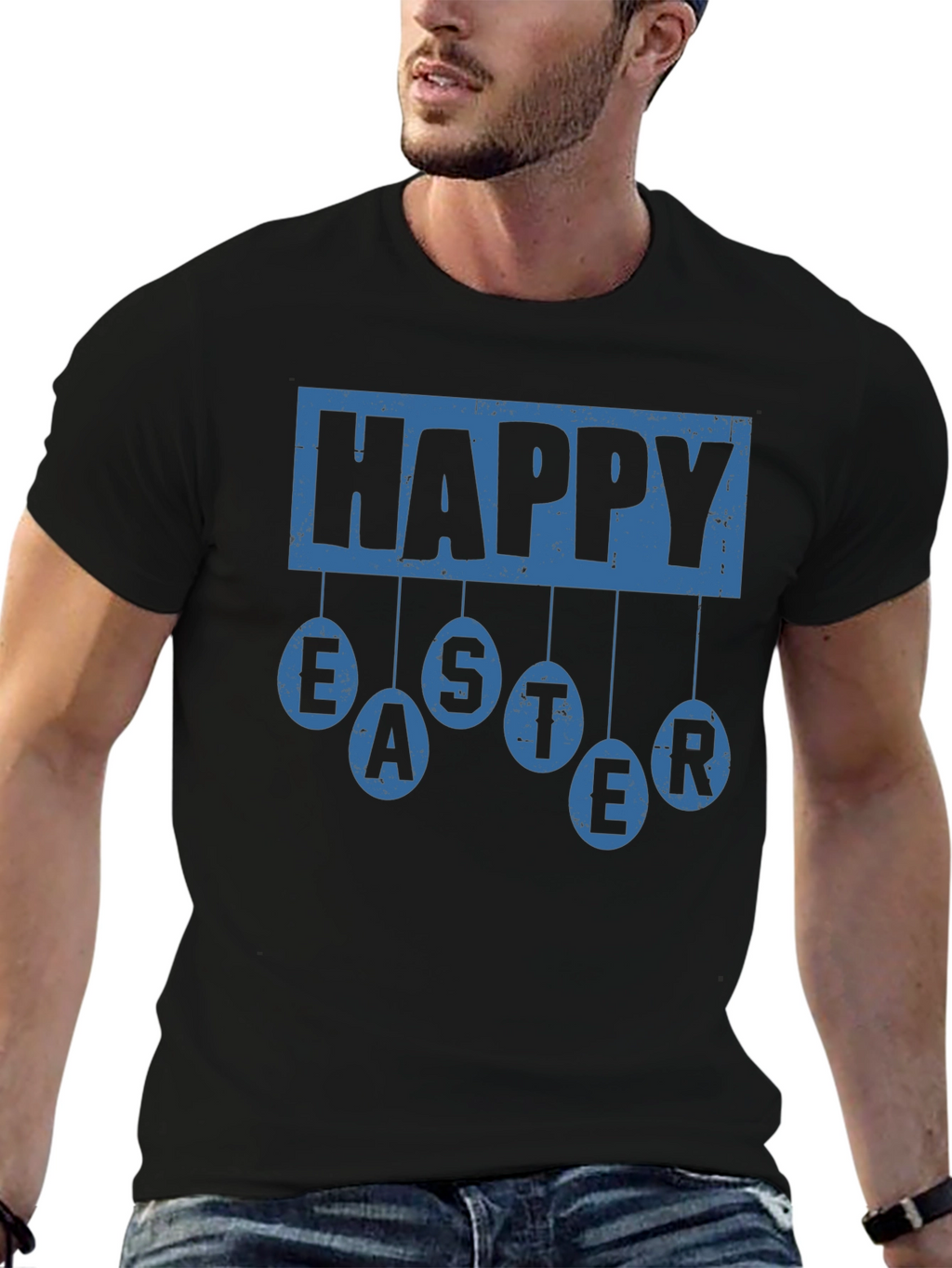 Happy Easter Graphic T-Shirt