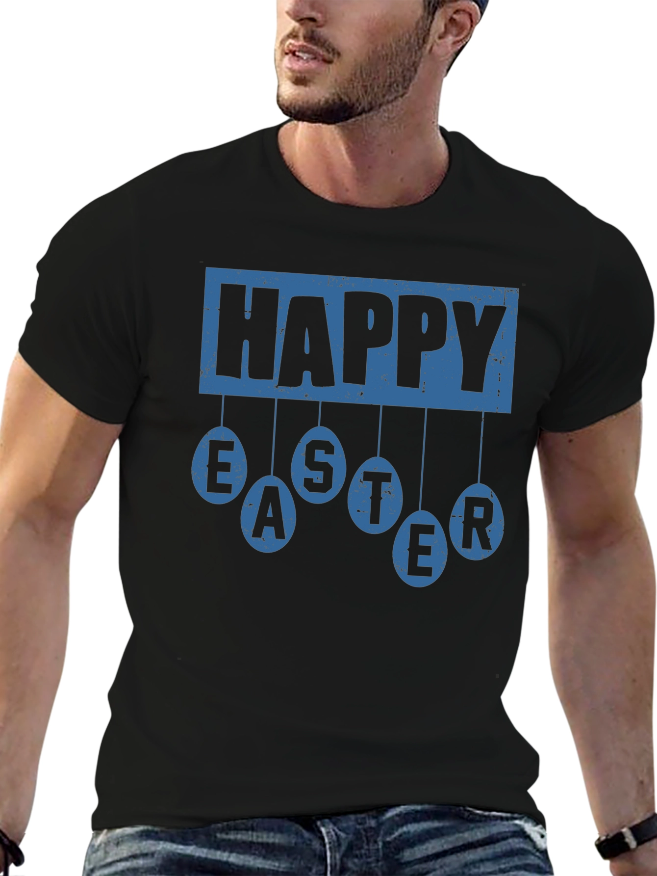 Happy Easter Graphic T-Shirt