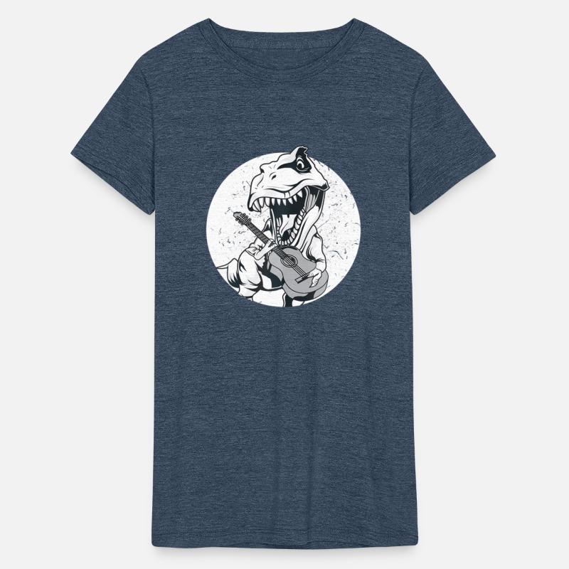 Dinosaur Playing Guitar Acoustic Electric