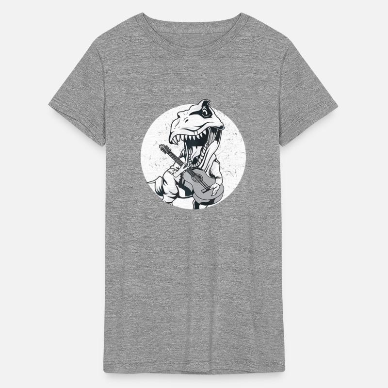 Dinosaur Playing Guitar Acoustic Electric