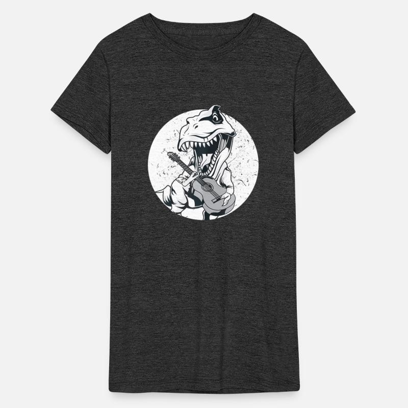 Dinosaur Playing Guitar Acoustic Electric