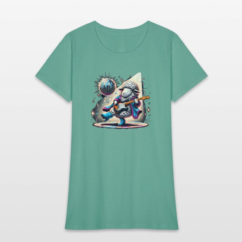 Disco Ball Guitar Sheep