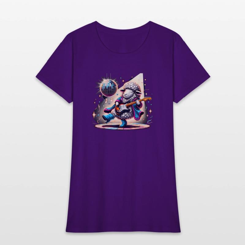 Disco Ball Guitar Sheep