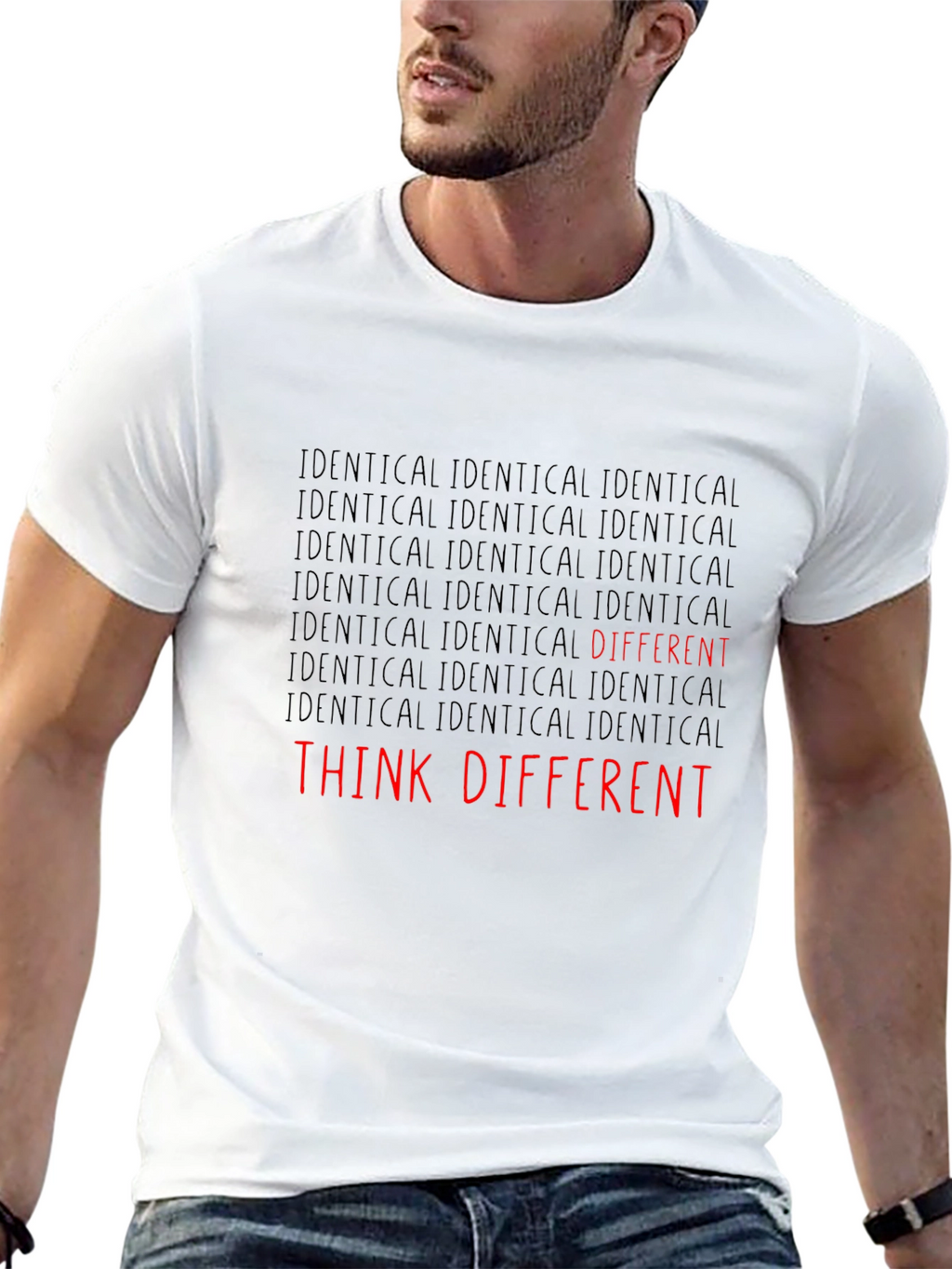 Think Different Graphic T-Shirt - Unisex