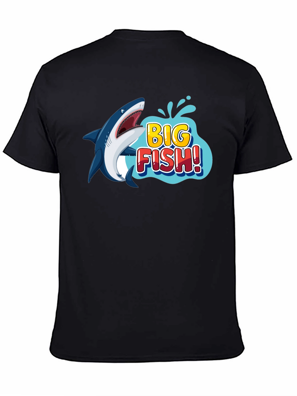 Big Fish Shark Graphic T-Shirt