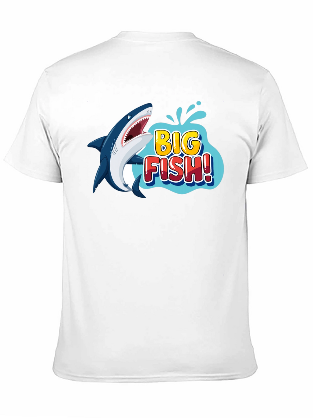 Big Fish Shark Graphic T-Shirt