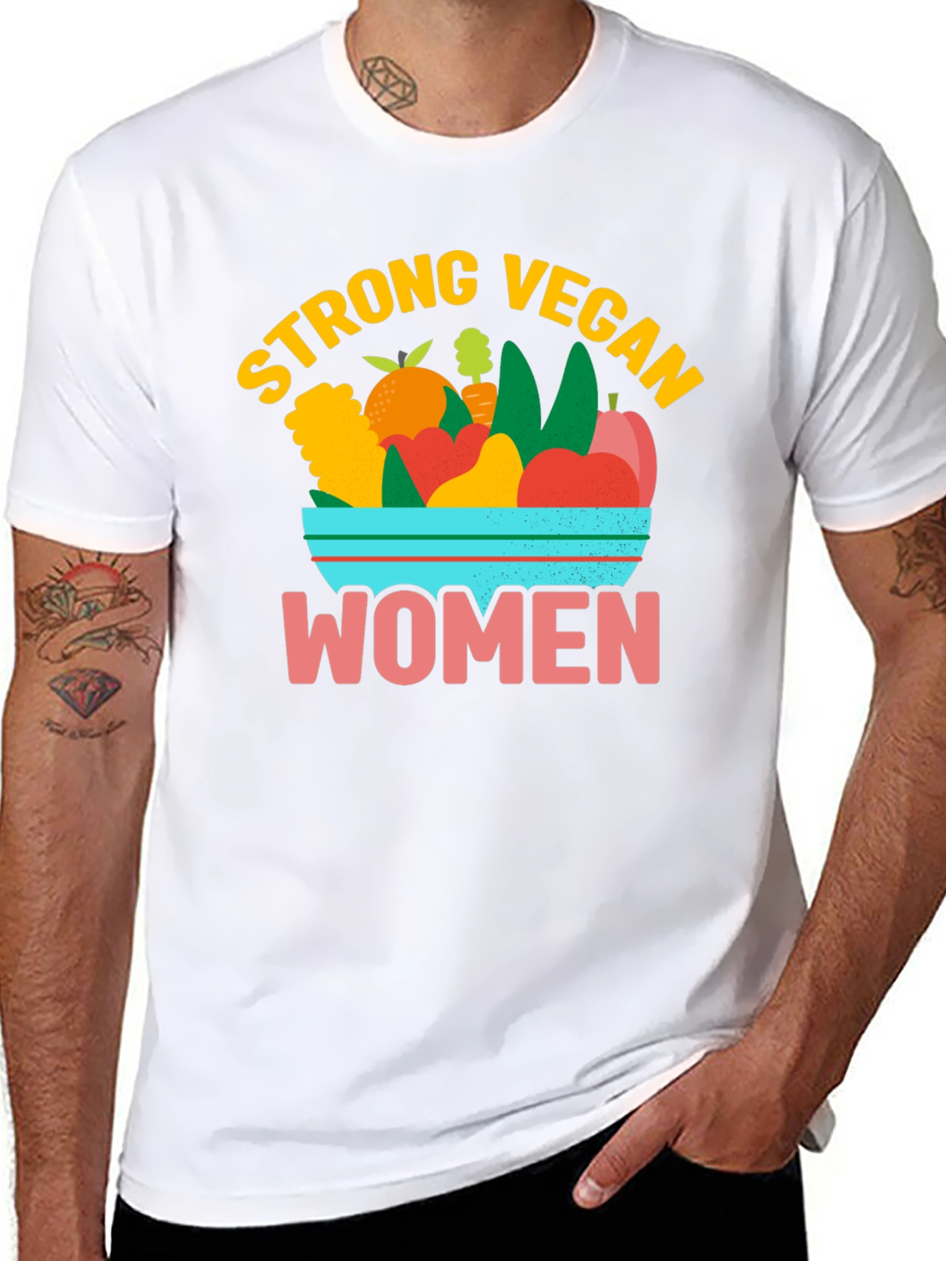 Strong Vegan Women T-Shirt