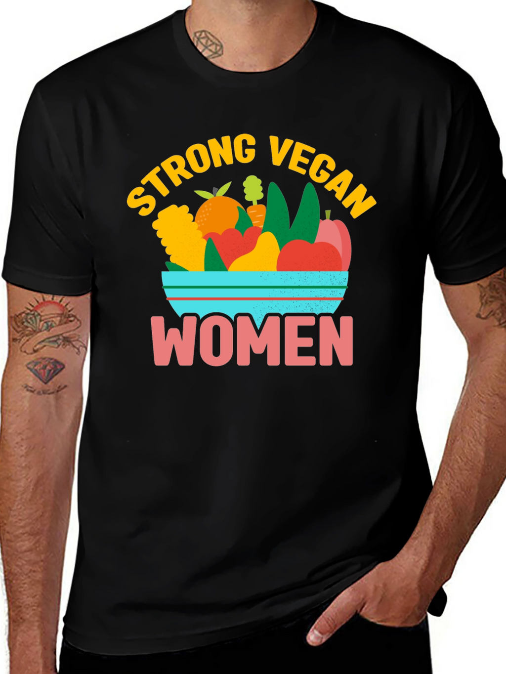 Strong Vegan Women T-Shirt