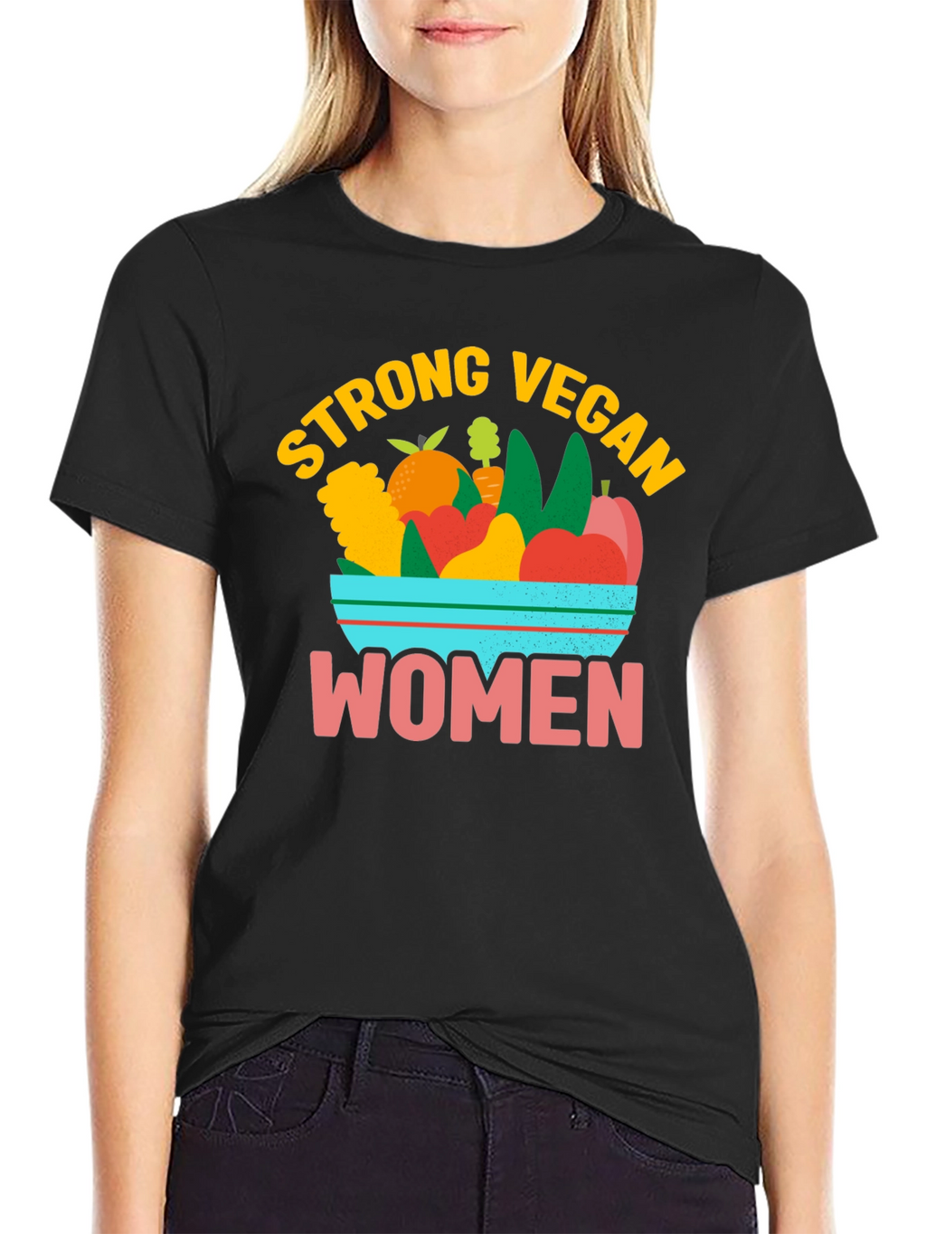 Strong Vegan Women T-Shirt