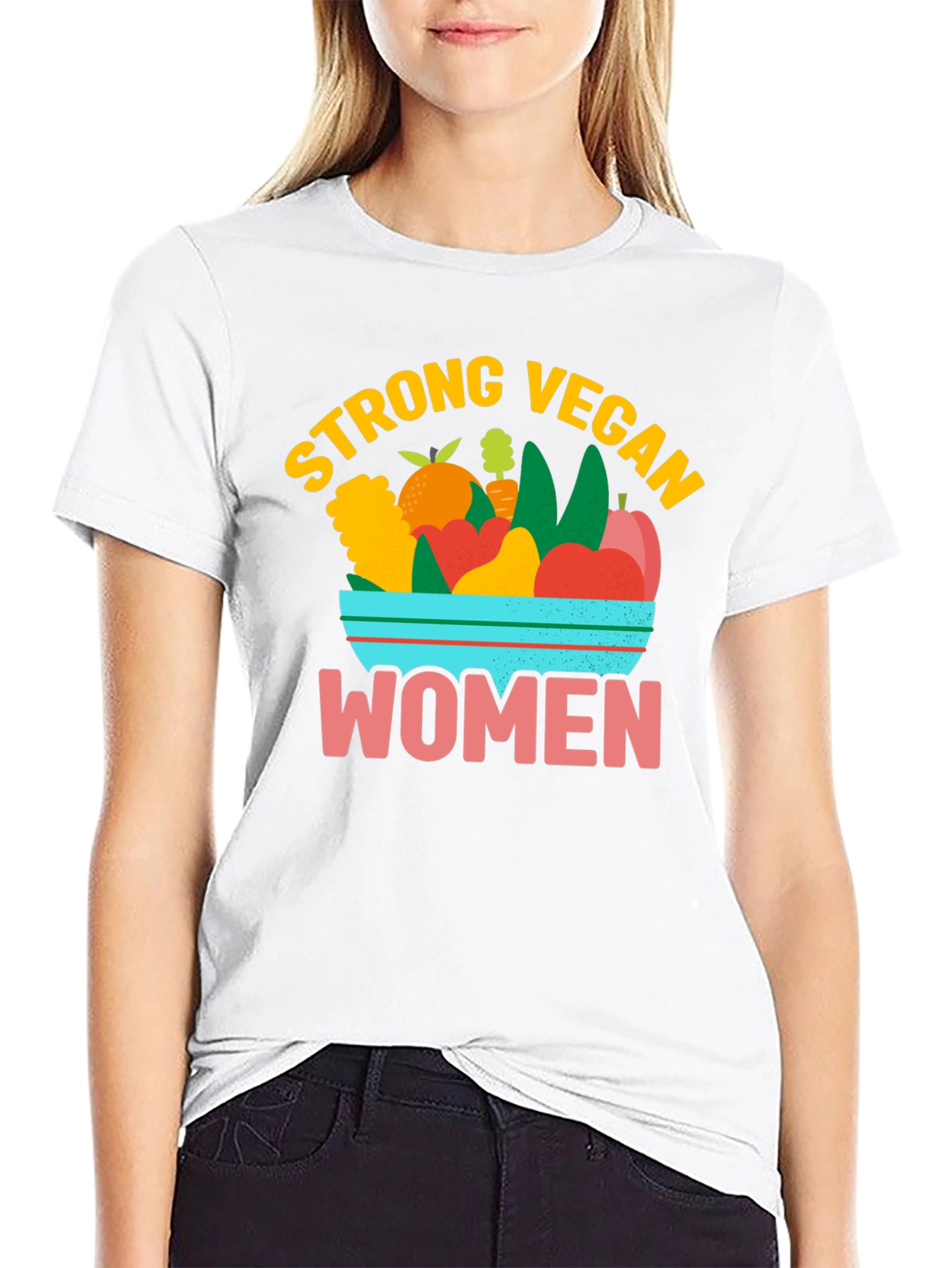 Strong Vegan Women T-Shirt