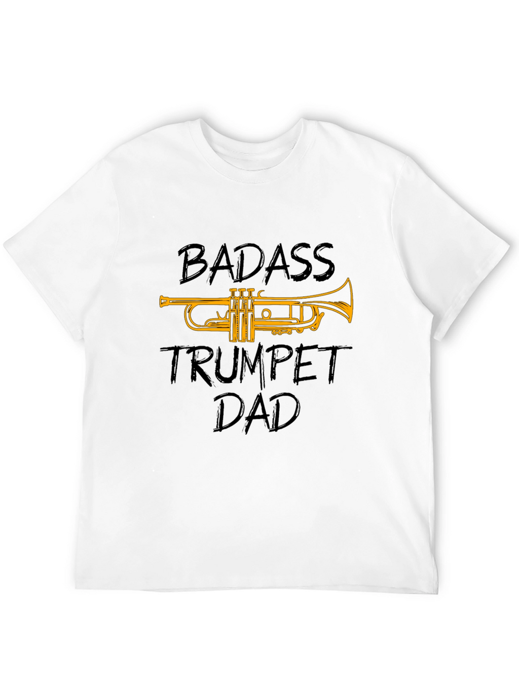 Badass Trumpet Dad Graphic T-Shirt