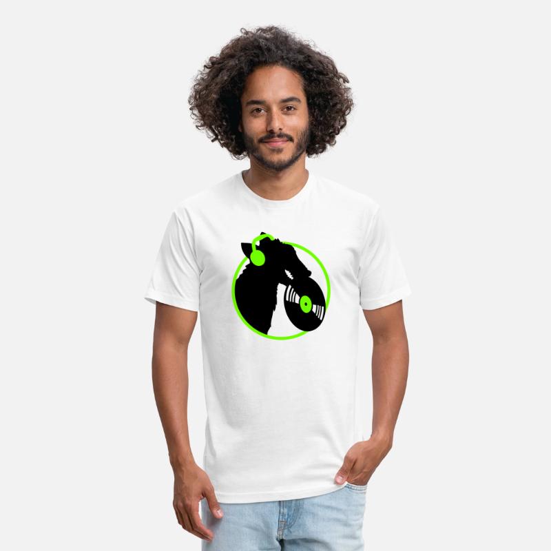 Dog DJ Music Club Disco Vinyl Record Plate Party