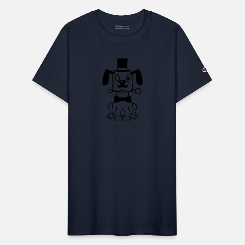 Dog Mr. Sir Top Hat Monocle Glasses Rich Gentleman