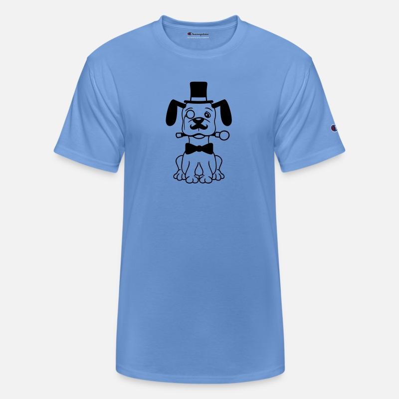 Dog Mr. Sir Top Hat Monocle Glasses Rich Gentleman