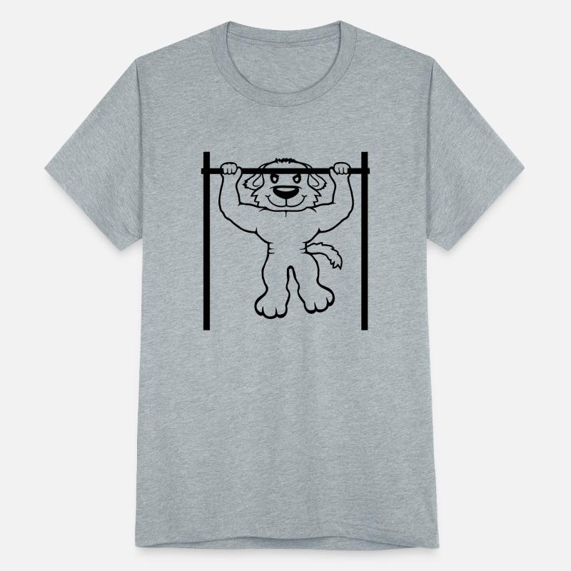 Dog Pull-Up Bar Muscles Gym Bodybuilder Strong Fit