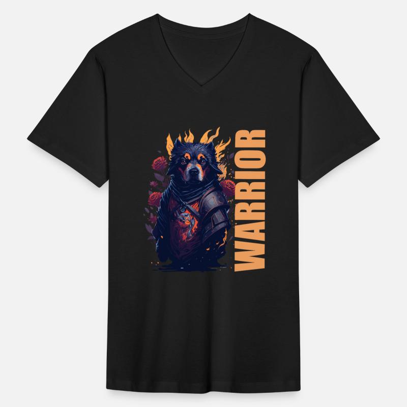 Dog Warrior Floral Design