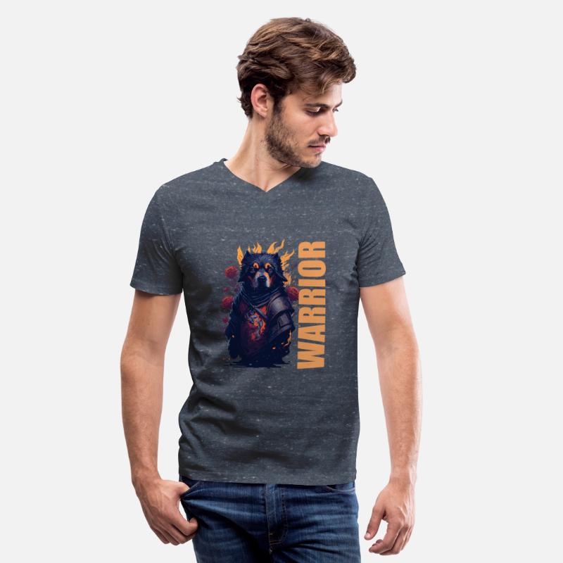 Dog Warrior Floral Design