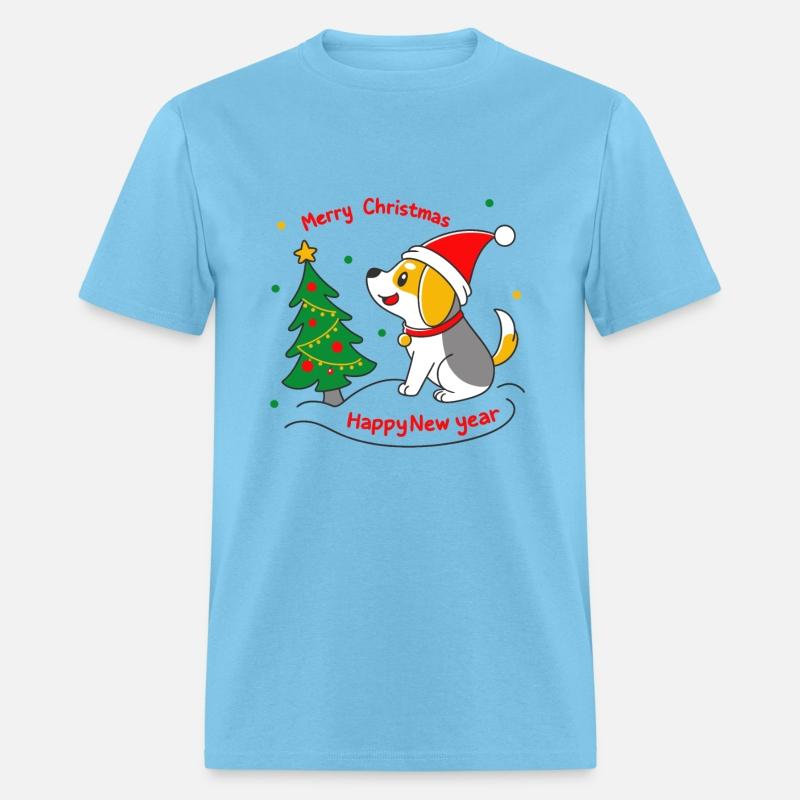 dog12 merry christmas happy new year