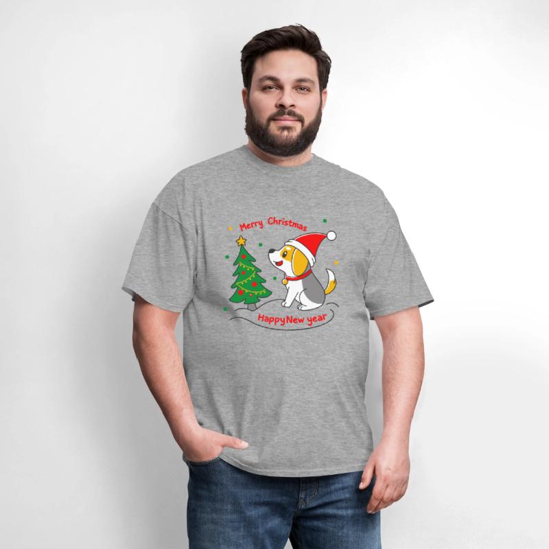 dog12 merry christmas happy new year