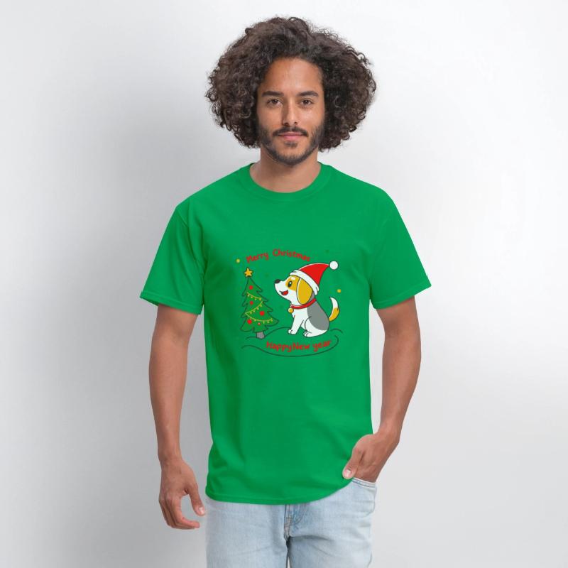 dog12 merry christmas happy new year