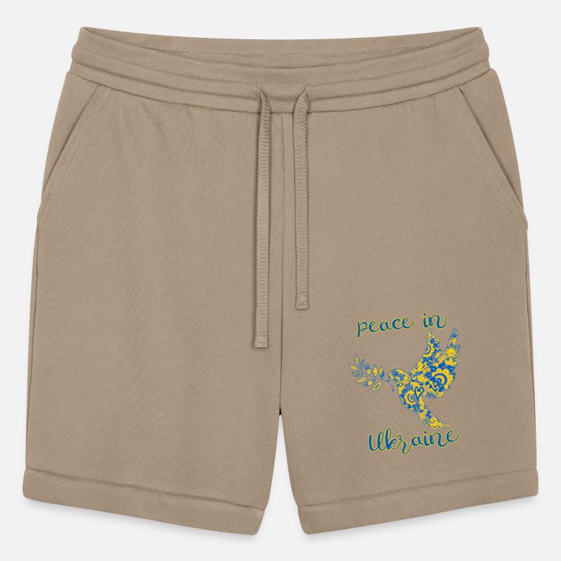 Dove of peace in Ukraine drawing in national color