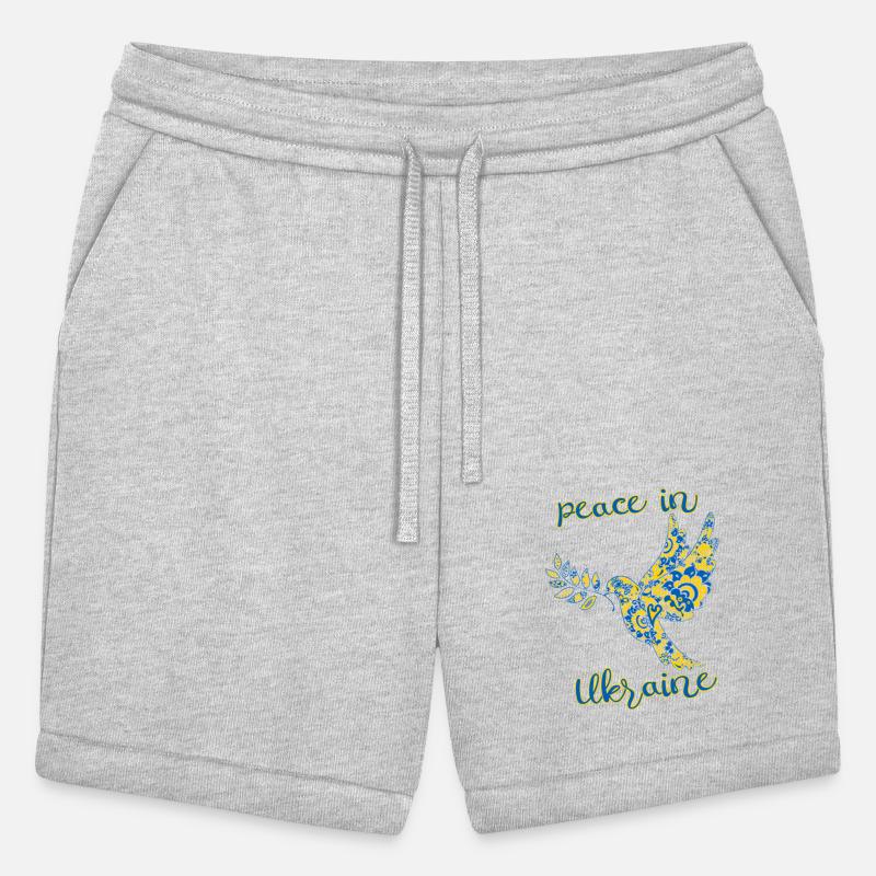 Dove of peace in Ukraine drawing in national color