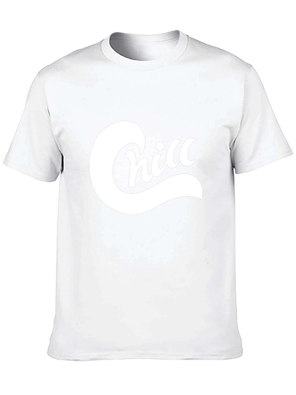Chill Graphic Tee - Black Cotton Blend Casual T-Shirt