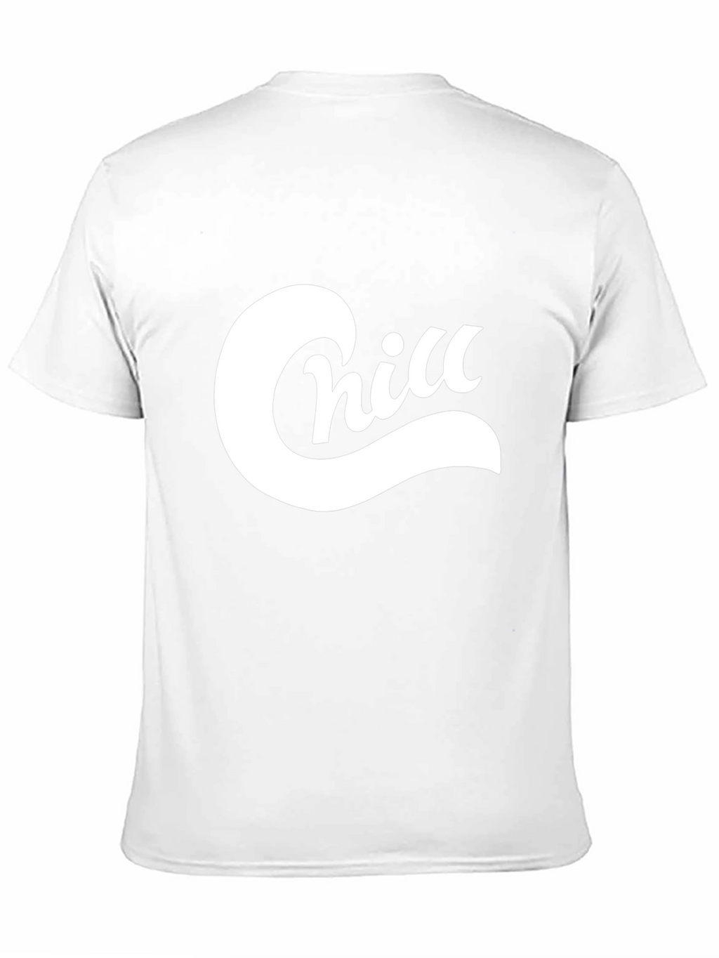 Chill Graphic Tee - Black Cotton Blend Casual T-Shirt