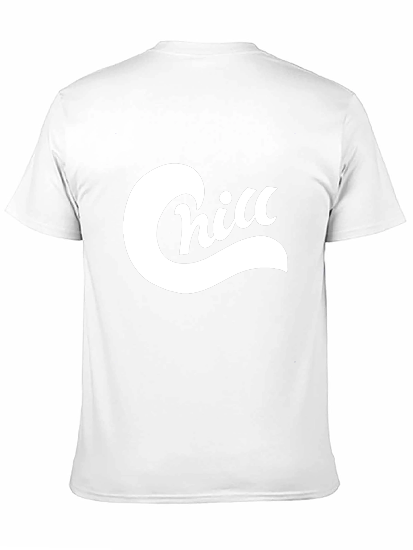 Chill Graphic Tee - Black Cotton Blend Casual T-Shirt