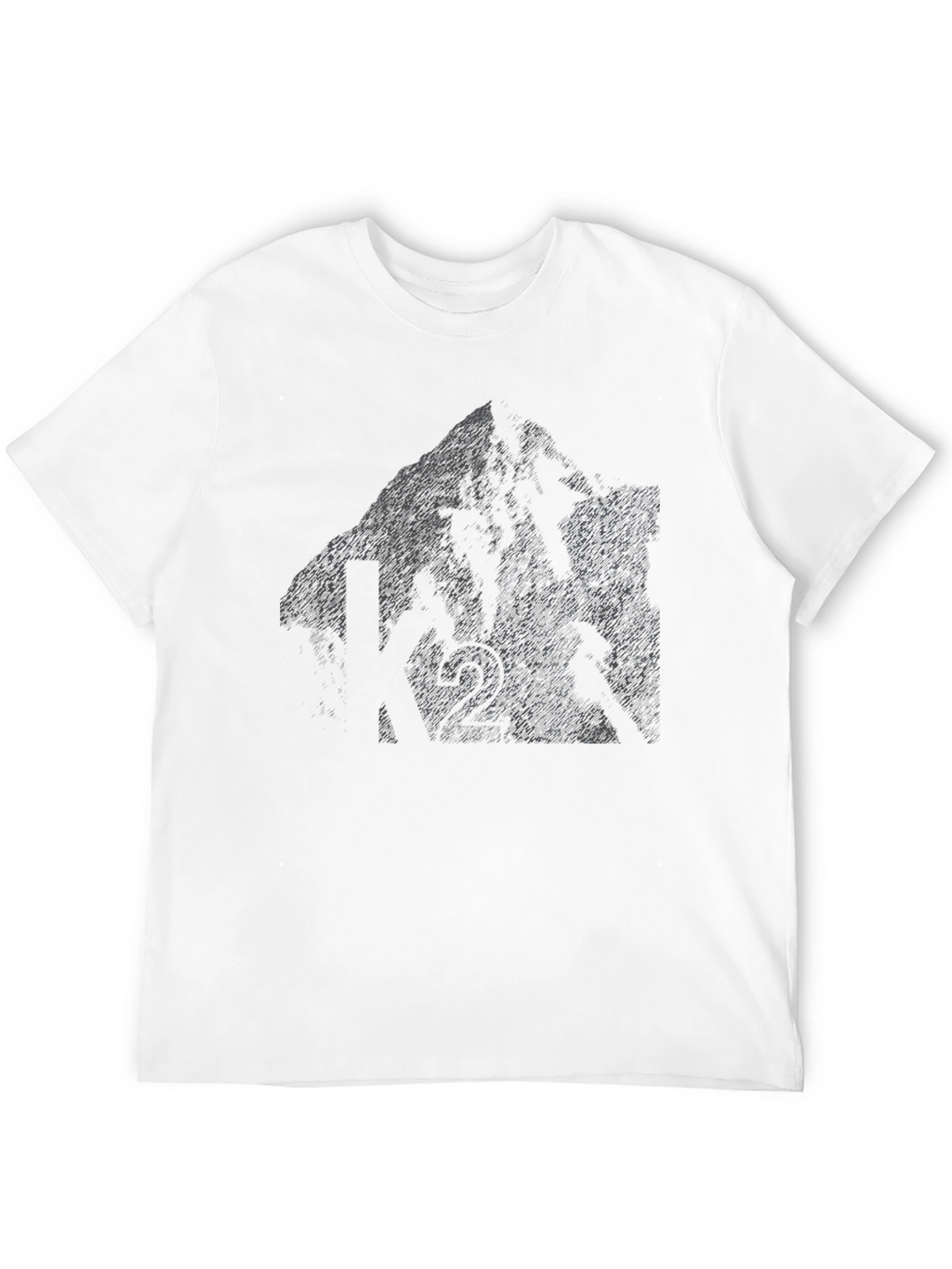 Mountain Biker Graphic Tee - Black Cotton Blend