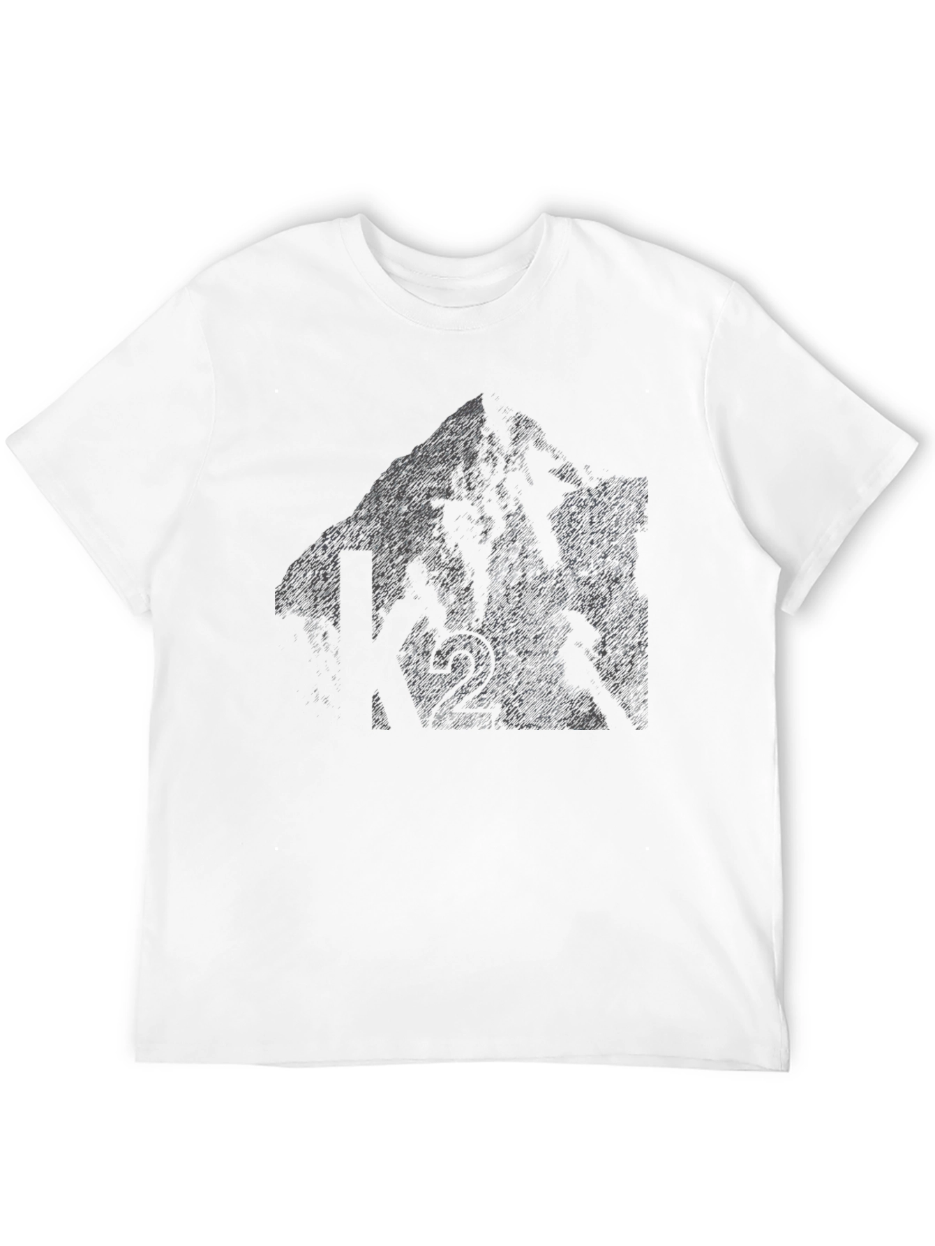 Mountain Biker Graphic Tee - Black Cotton Blend