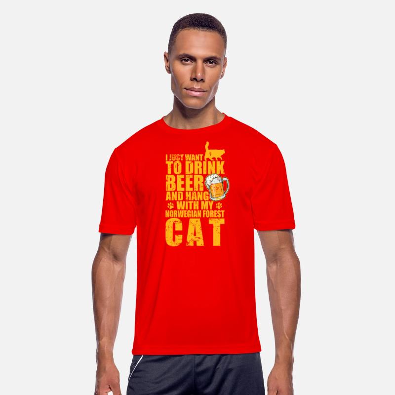 Drink Beer and Hang with my Norwegian Forest Cat