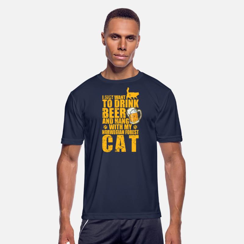 Drink Beer and Hang with my Norwegian Forest Cat