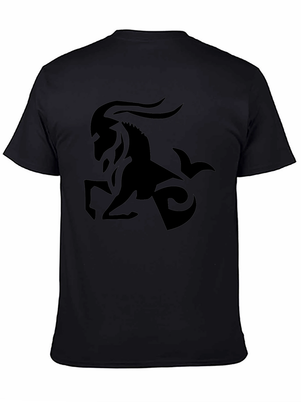 Capricorn Zodiac Sign Black T-Shirt