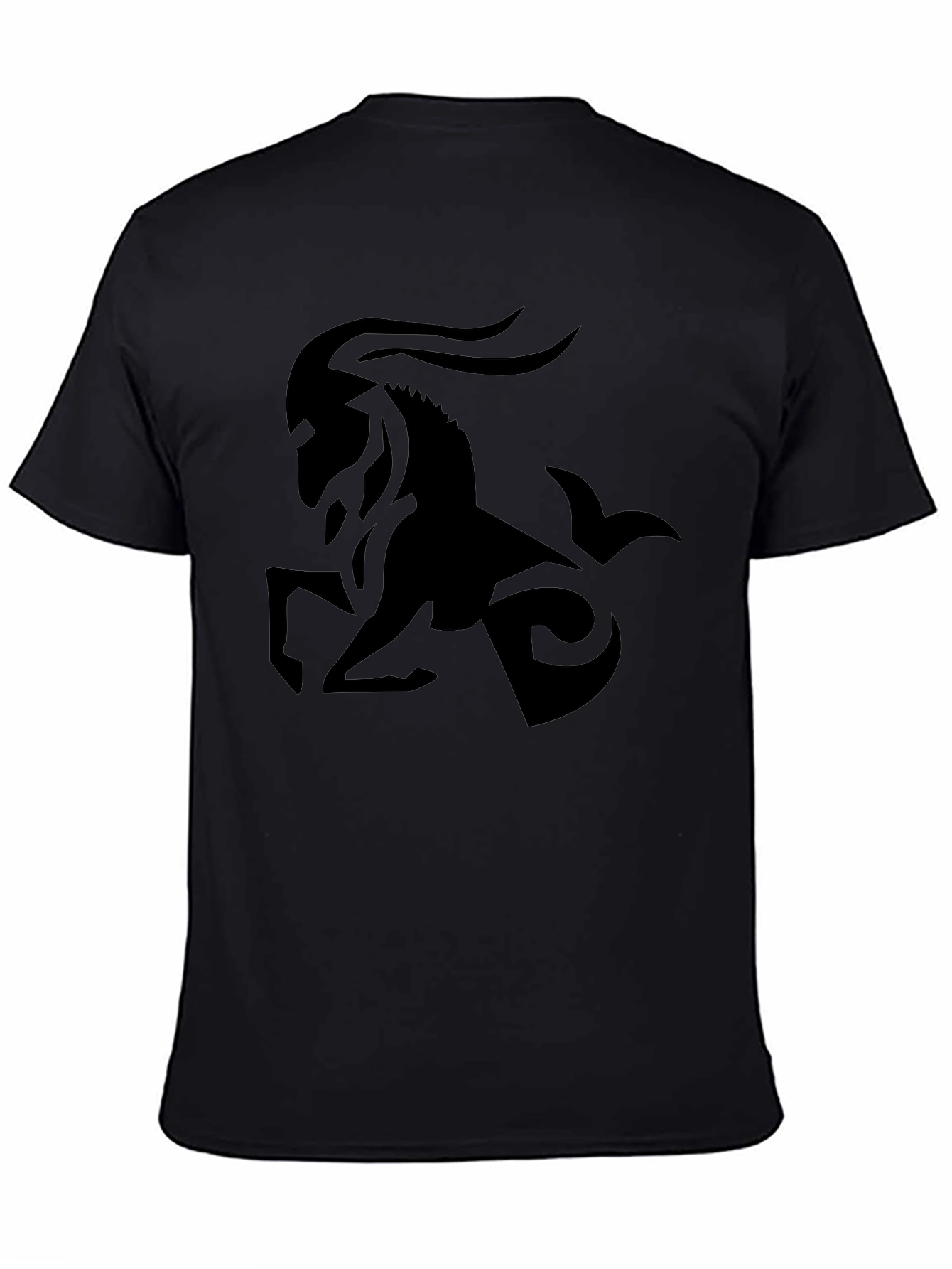 Capricorn Zodiac Sign Black T-Shirt