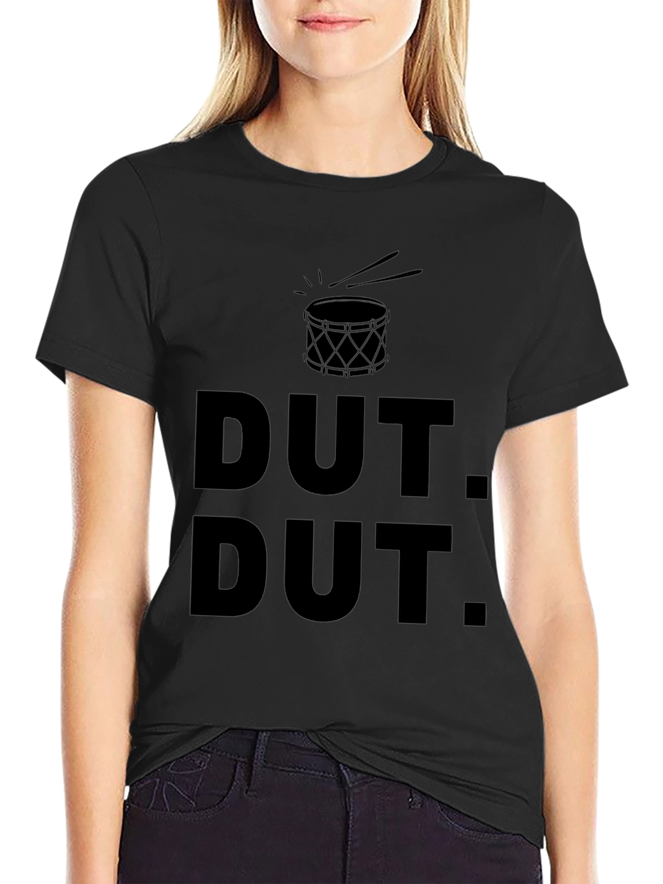 Dut Dut Drummer T-Shirt - Black