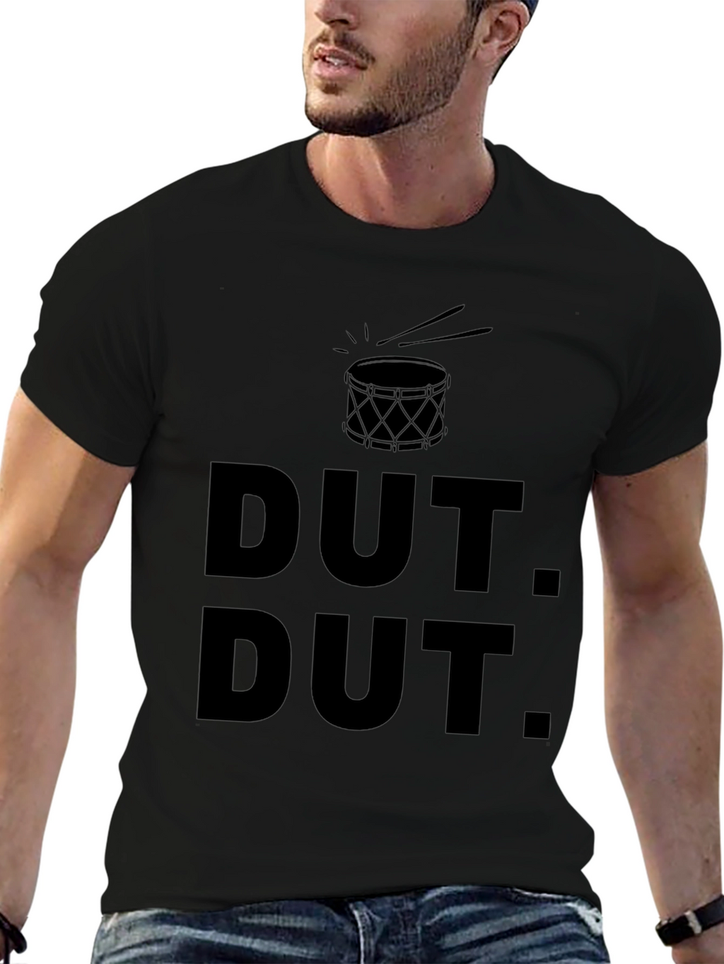 Dut Dut Drummer T-Shirt - Black