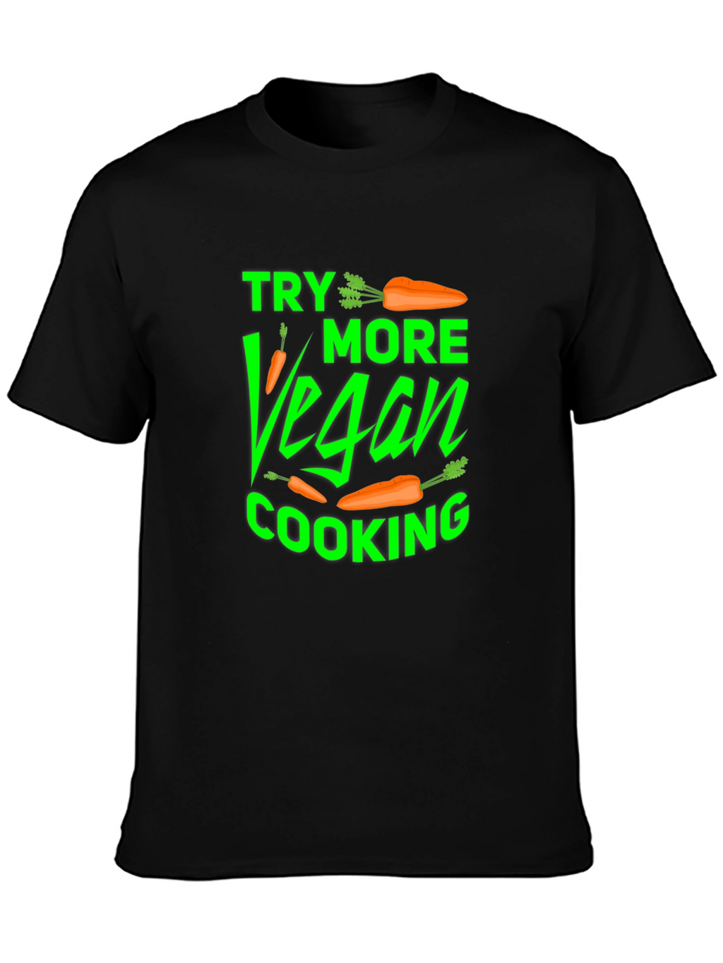 Vegan Cooking T-Shirt - Try More Vegan