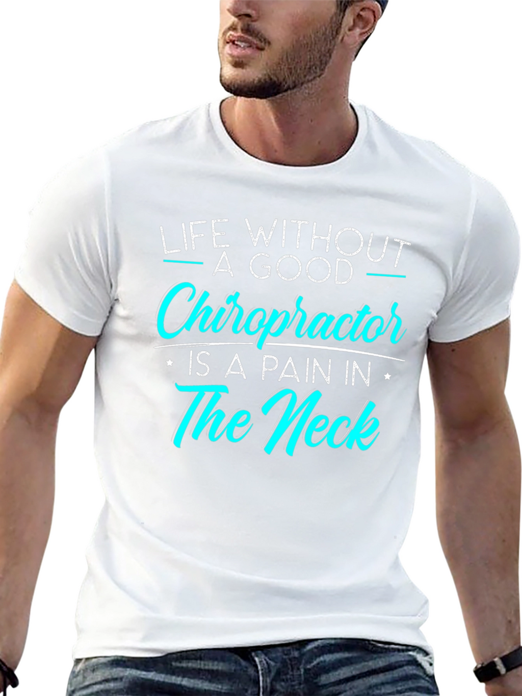 Chiropractor Pain T-Shirt - Black