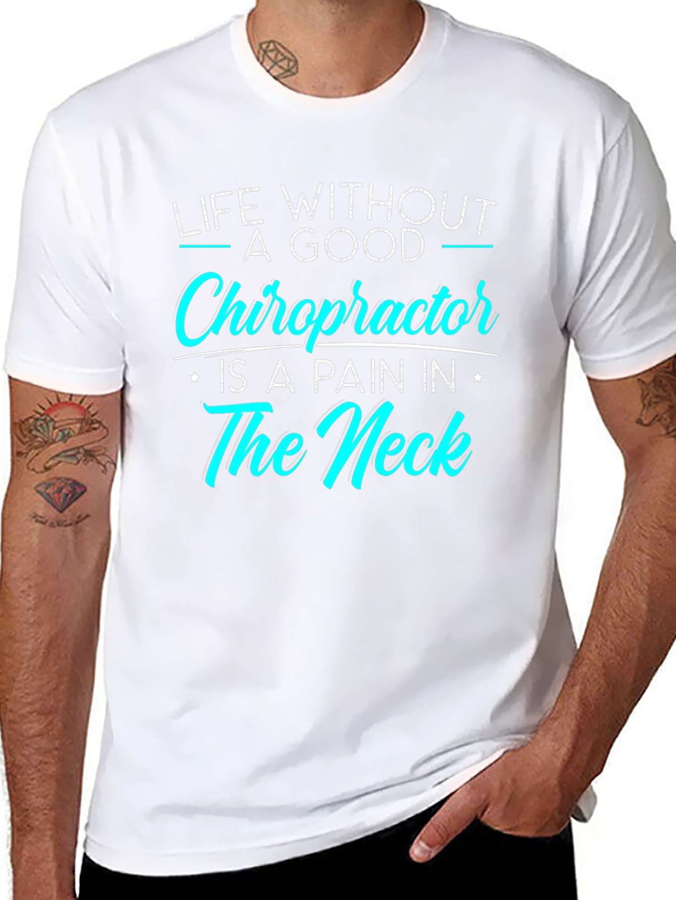 Chiropractor Pain T-Shirt - Black