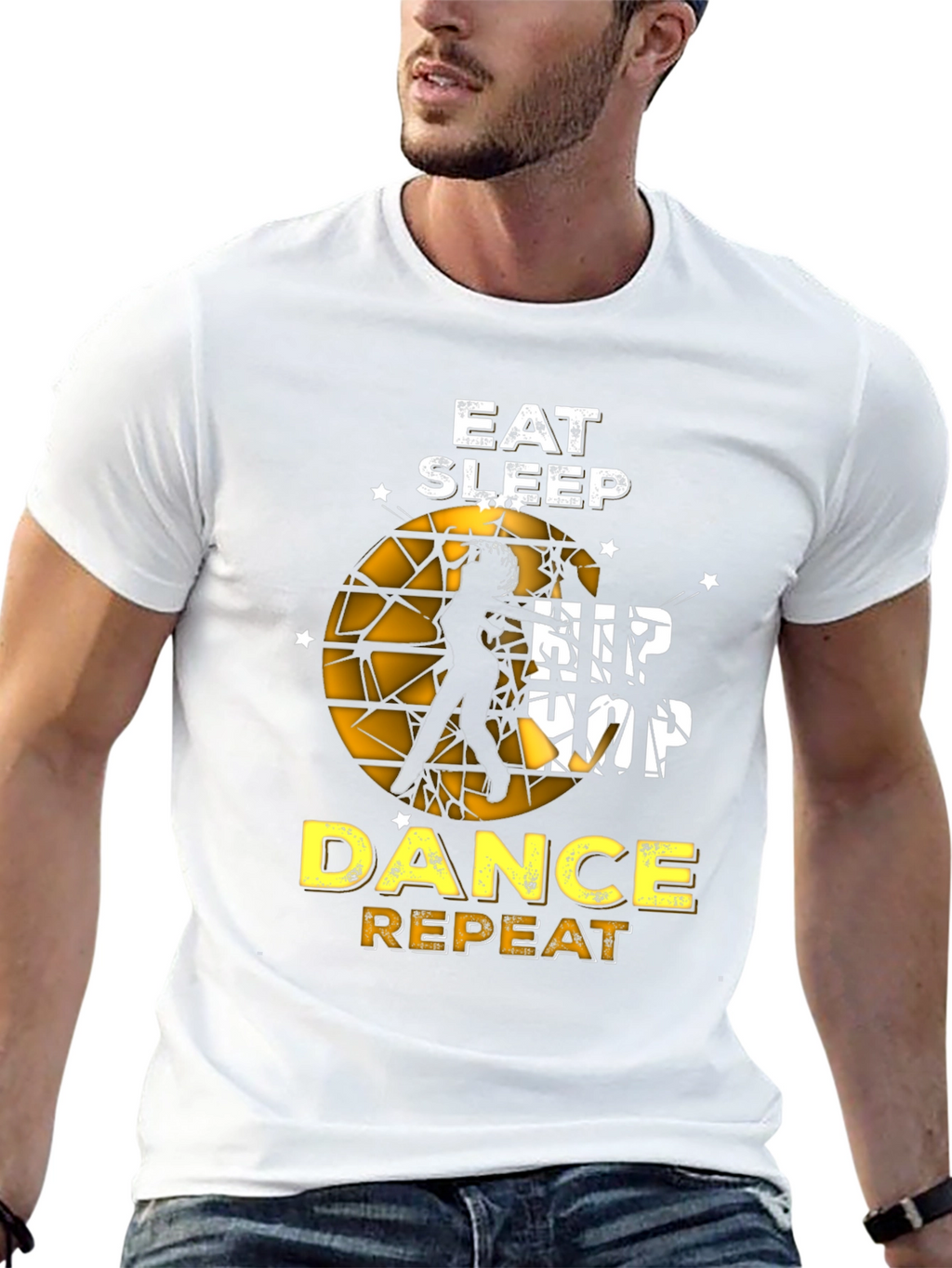 Eat Sleep Hip Hop Dance Repeat Graphic Tee